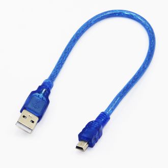Кабель USB-miniUSB 30см