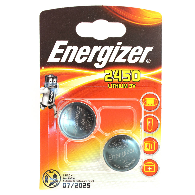 CR2450 батарейка ENERGIZER 2шт