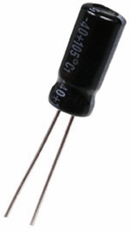 330мкФ 16В, электролитический конденсатор