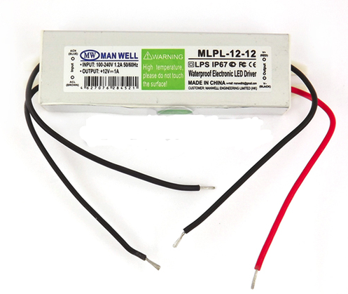 MLPL-12-12, адаптер питания для светодиодов 12В 1А