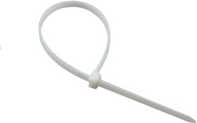 Стяжка кабельная 200х2,5 мм белый 100шт 07-0200-4