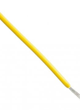 Провод AWG18 желтый 1 метр