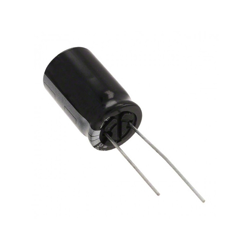 100мкФ 63В ECR, электролитический конденсатор