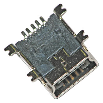 USB/M-1J, гнездо на плату (smd)