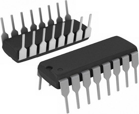 HEF4052BP, двойной 4-канальный аналоговый мультиплексор/демультиплексор [DIP-16]
