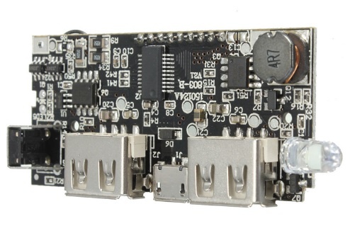 Модуль зарядного устройства 5В 1А USBx2