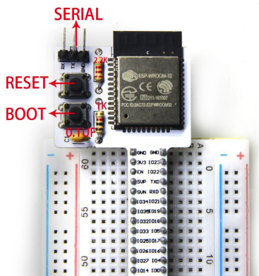 ESP32 rev1 Development board, набор-конструктор Wi-Fi модуля