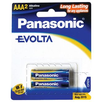 LR03 (AAA) батарейка PANASONIC Evolta 2шт