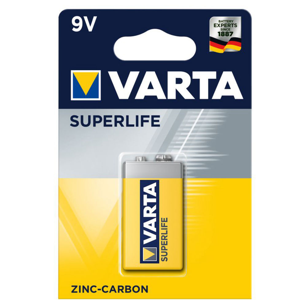 6F22 батарейка крона VARTA SuperLife 1шт