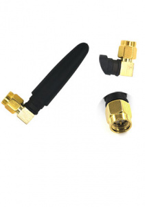 TX2400-JW-5, угловая антенна 2.4 ГГц SMA-J d10х50мм