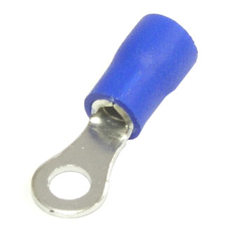 08-0035, изолированная кольцевая клемма синяя 1,5-2,5мм² 6,5мм