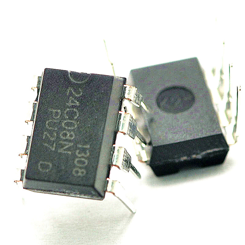 24C08-10PU-2.7, микросхема памяти [DIP-8]