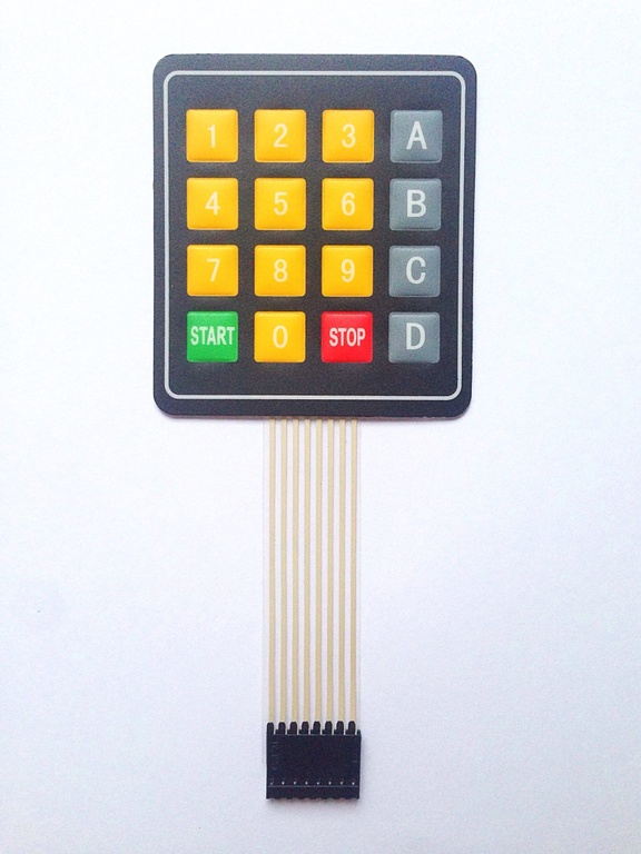 Matrix switch 4x5 v3, мембранная клавиатура