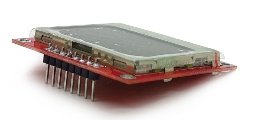 LCD5110 красный, модуль графического дисплея NOKIA 5110/3310