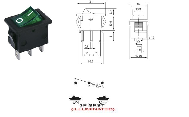 Kcd4 16a 250v 4 контакта схема подключения