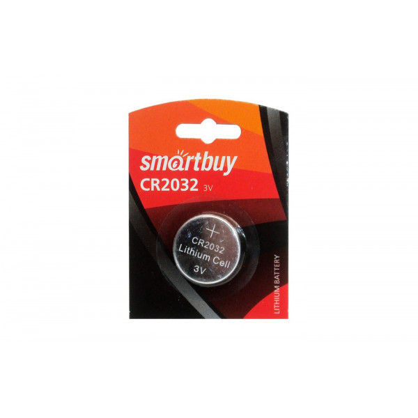 Батарейка литиевая SmartBuy CR2032 дисковая 3В 1шт