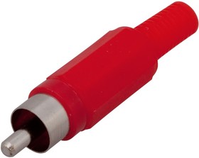 Штекер RCA на кабель красный