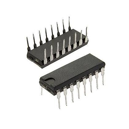 К176ИД2, микросхема для управлення 7-сегментным светодиодным индикатором [DIP-16]