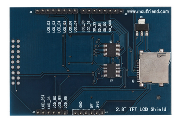 TFT LCD Shield 2.8" сенсорный [SPFD5408]