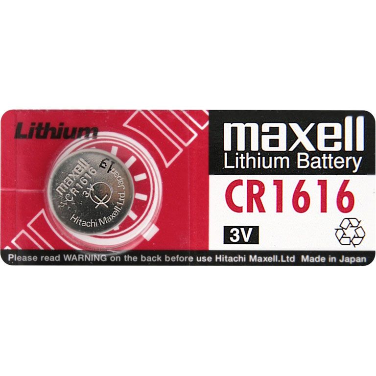 CR1616 батарейка MAXELL 3В 1шт