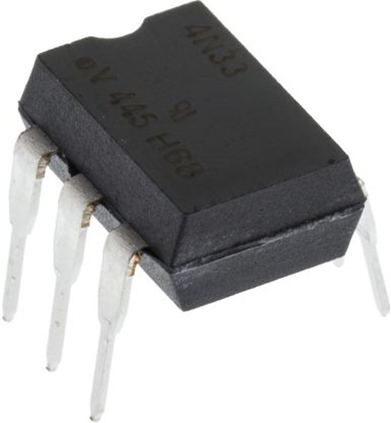 4N33, оптопара с транзисторным выходом [DIP-6]