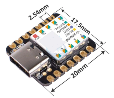 Seeeduino XIAO SAMD21 Cortex M0 + Nano 48МГц SPI I2C