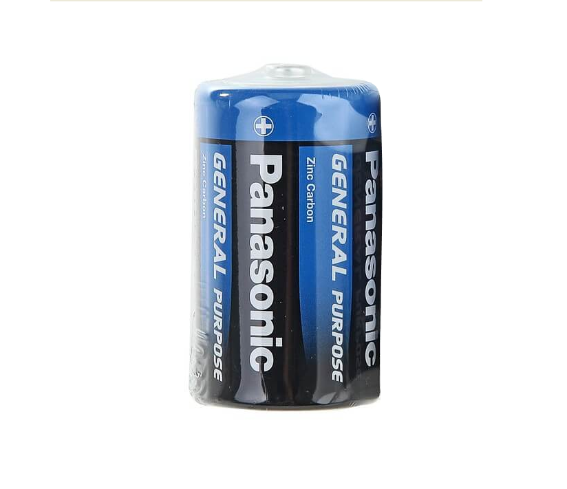 Батарейка солевая PANASONIC R20 (D) General Purpose 1.5В 1шт
