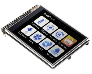 TFT 2.8" LCD touch screen module, дисплей 3.3В