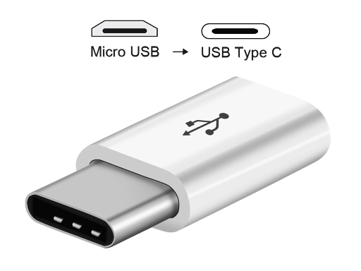 Переходник шт. USB Type-C - гн. Micro USB-B 5-pin
