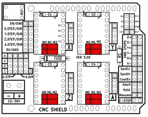 CNC Shield V3, плата расширения