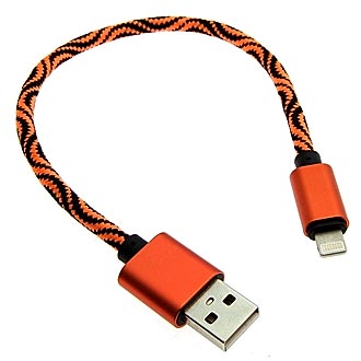 Ui-0008, кабель USB-8pin для мобильных телефонов (iPhone) 0.28м