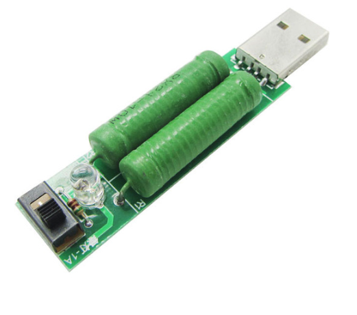 USB нагрузочный резистор 1/2А