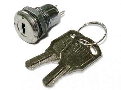 Ключ-выключатель M12 OFF-ON 0.5А 250В 2c