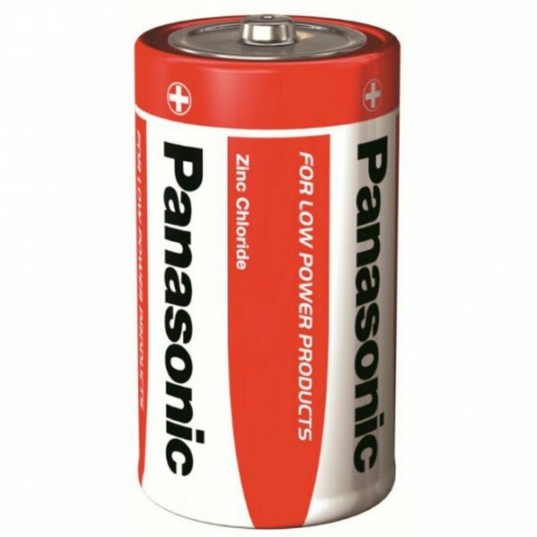 Батарейка солевая PANASONIC R20 (D) Zinc Carbon 1.5В 1шт