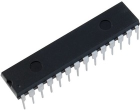 ATmega168V-10PU, микроконтроллер AVR 8-Бит EEPROM: 512Б; SRAM: 1kБ; Flash: 16kБ [DIP-28]