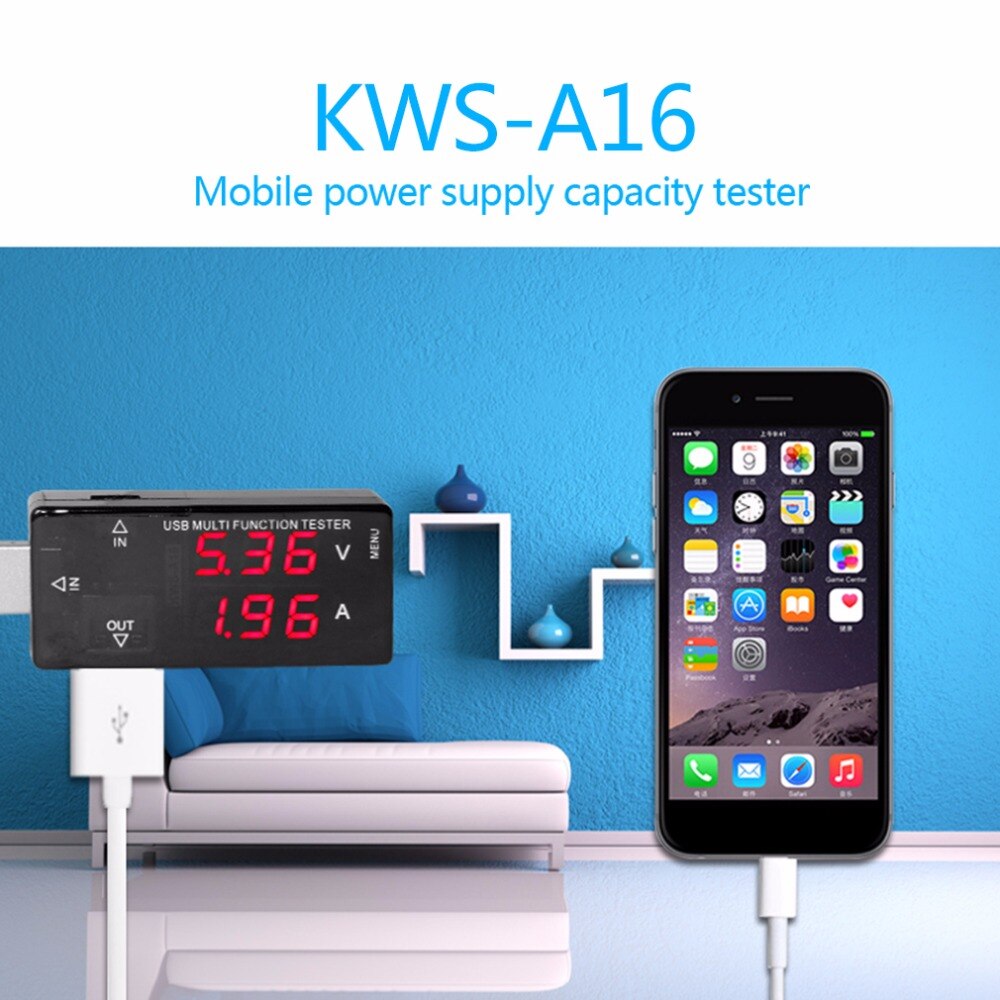 KEWEISI KWS-A16, USB-тестер