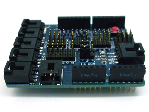 Arduino Sensor Shield V4, расширение для подключения датчиков