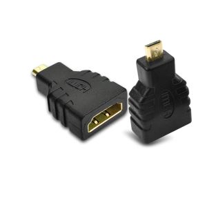 Переходник гнездо HDMI - штекер micro HDMI v1.4 прямой
