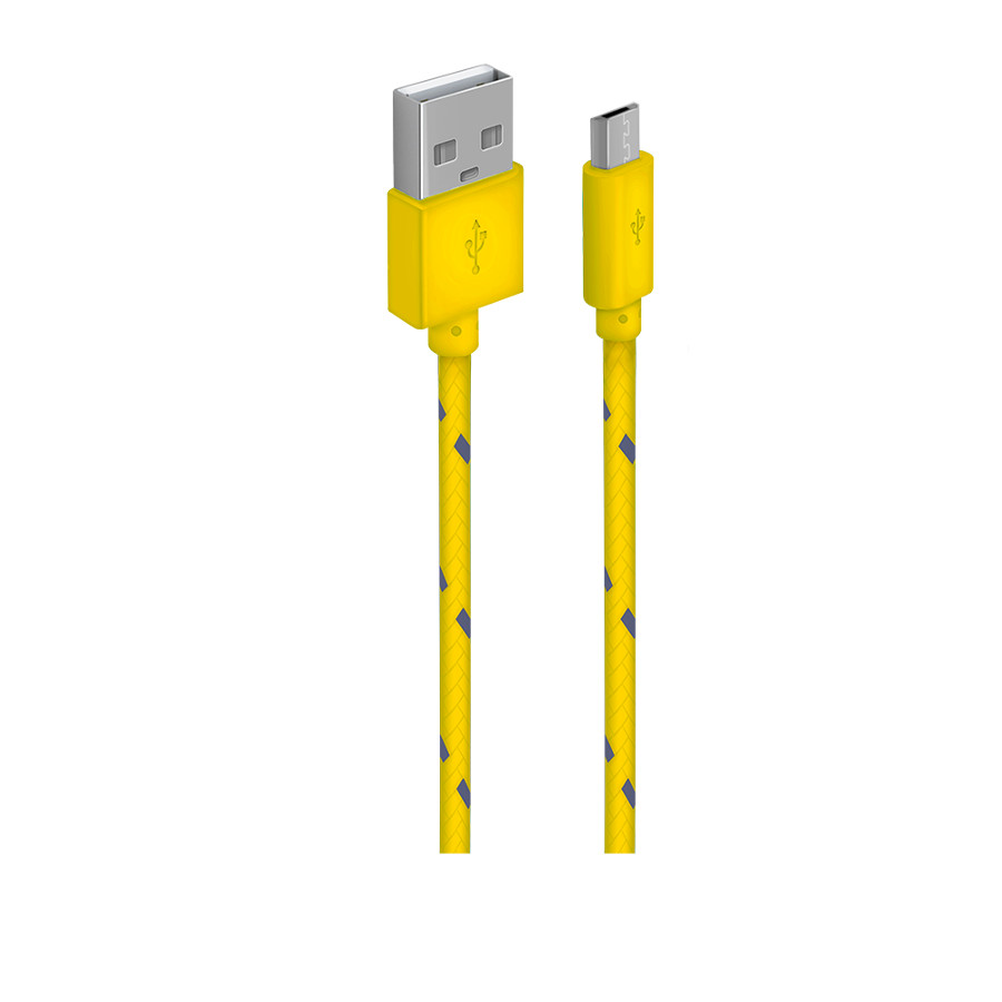 DCC288, кабель USB 2.0(M) - microUSB(M) 1м жёлтый Oxion
