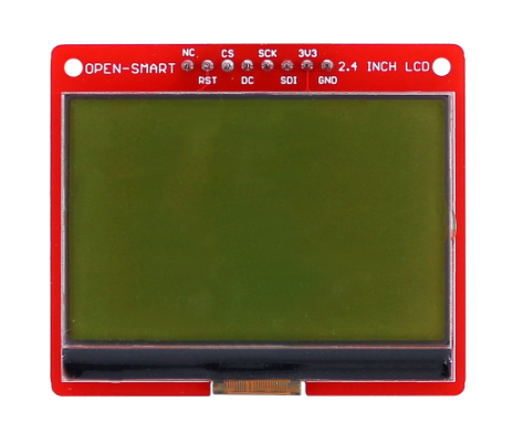 TFT LCD дисплей 128x64 2.4" 3.3В SPI