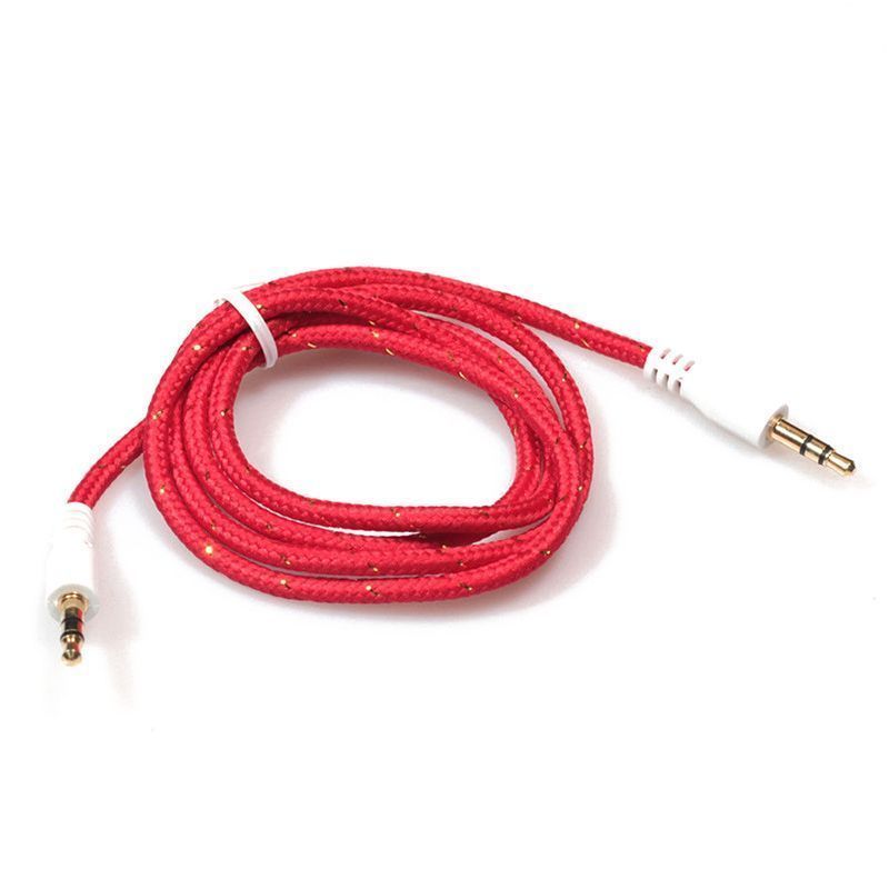 AUX018, акустический кабель mini jack(M) - mini jack(M) 1м красный Oxion