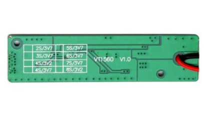 VT1560 V1.0, индикатор заряда аккумулятора 1.5-12В [панель]