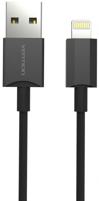 Кабель Vention USB 2.0 AM/Lightning MFI 8M для IPhone/IPad Черный VAI-C02-B100