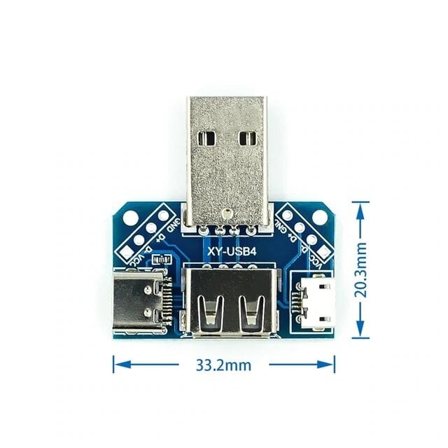 Универсальный USB-переходник microusb/Type-C