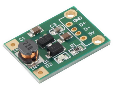 Mini DC-DC Boost Converter, Повышающий преобразователь 1-5В 500мА