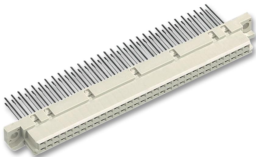 C4162-64FCASS0R DIN41612-264FSDS, 2-х рядный DIN-разъём на плату 64 контакта female 125В 2А 2.54мм