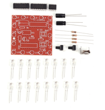 Набор-конструктор "Светодиодный модуль" [NE555+74HC595]