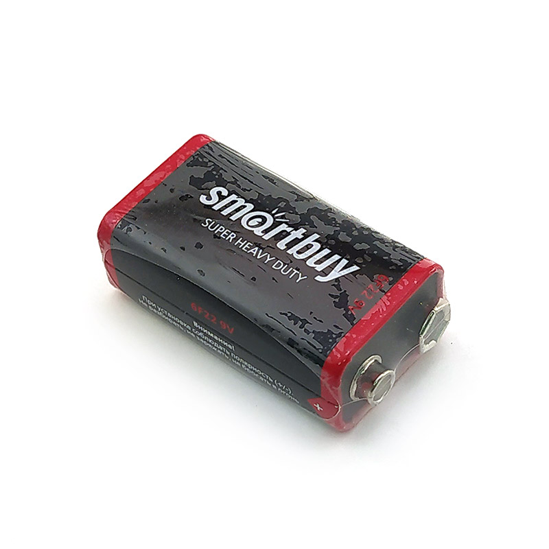 Батарейка солевая SmartBuy 6F22 9В