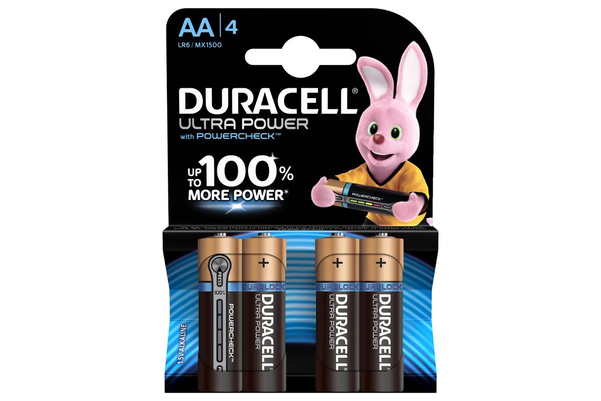 LR06 (AA) батарейка DURACELL Ultra Power 4шт