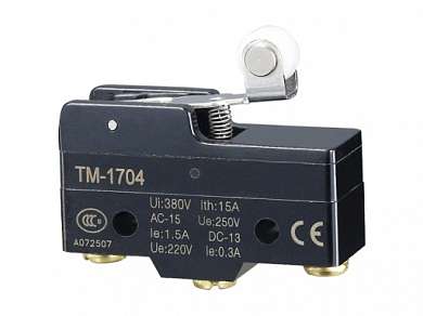 Микропереключатель TM-1704 (Z-15GW22-B) 15A/250V 3c